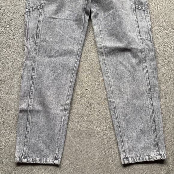 Deadstock 90s Dockers Jeans Black 28x30 Pleated Denim Levi’s Baggy Acid Vintage - Picture 3 of 13